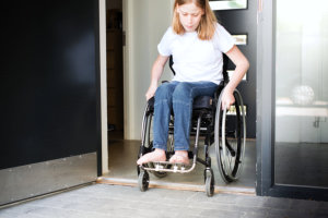 teen on wheelchair
